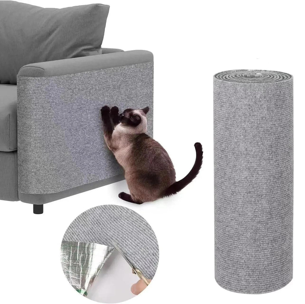 Self - Adhesive Cat Scratch Mat – Cut to Fit & Protect Your Home - TailTrove™