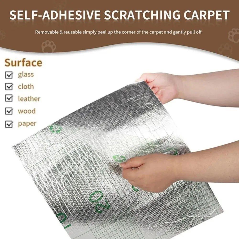 Self - Adhesive Cat Scratch Mat – Cut to Fit & Protect Your Home - TailTrove™